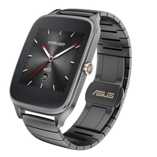 Asus ZenWatch 2: hai tùy chọn 49mm và 45mm, dây thay được, AMOLED, Android Wear ZenWatch 2 dây kim loại, màu bạc