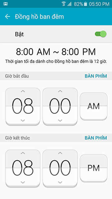 Bạn có thể làm gì với phần màn hình cong của Galaxy S6 Edge? Xem đồng hồ ban đêm
