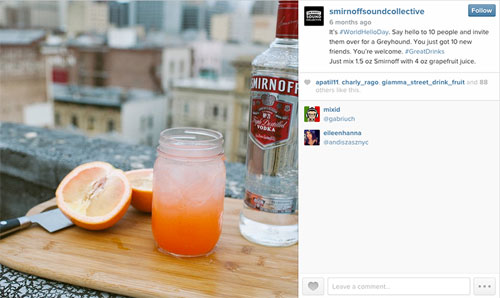 Hình ảnh 1 loại đồ uống của Smirnoff