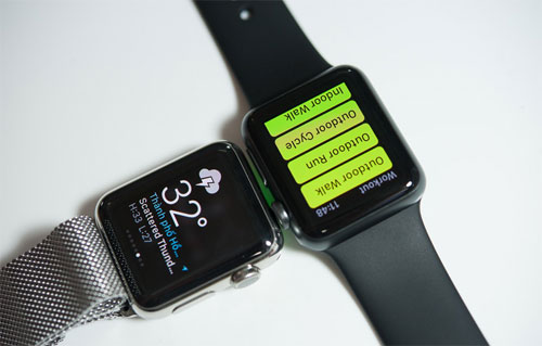 Mặt trước, bản thép là sapphire, nhôm là kính cường lực