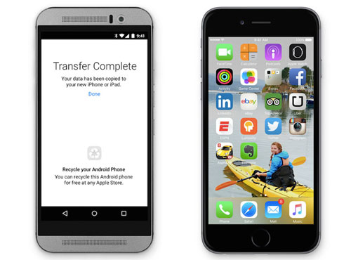 Apple thậm chí còn tạo ra một ứng dụng gọi là Move to iOS đê người dùng Android chuyển sang iOS dễ dàng hơn