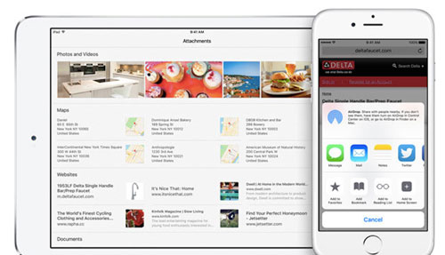 Ứng dụng ghi chú (Notes) được cập nhật để mang nhiều tính năng hơn