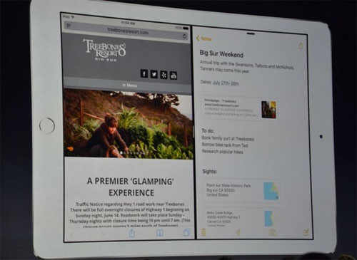Tính năng đa nhiệm trên iOS 9 có gì mới lạ? Apple trình chiếu tính năng đa nhiệm trên iOS 9