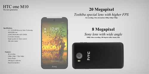 Bản concept tuyệt đẹp về HTC One M10 một số hình ảnh về mẫu thiết kế của Jermaine Smit