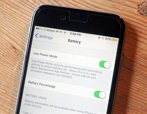 Khám phá những tính năng ‘ẩn’ hữu ích trên iOS 9 Chế độ Low Power Mode