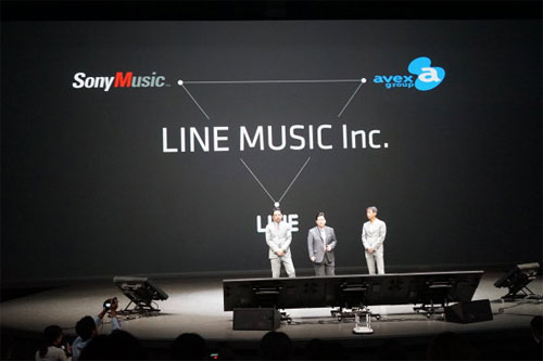 Ứng dụng Line chính thức ra mắt dịch vụ âm nhạc trực tuyến Line Music là sản phẩm hợp tác giữa Avex Digital, Sony Music Entertainment và Line