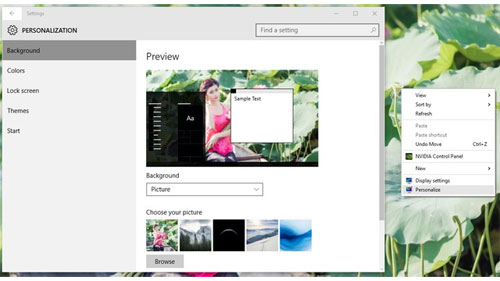 Làm thế nào để truy cập vào cài đặt Screen Saver trên Windows 10? Cửa sổ Personalize trên Windows 10