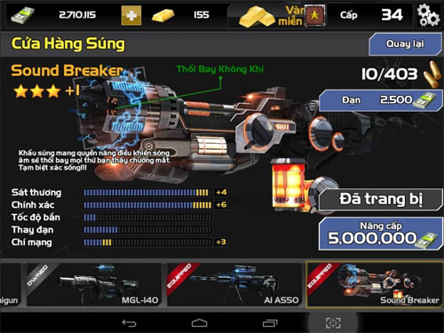 Cách mua vũ khí trong Dead Target: Zombie