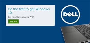 Dell bắt đầu cho đặt trước máy tính chạy Windows 10