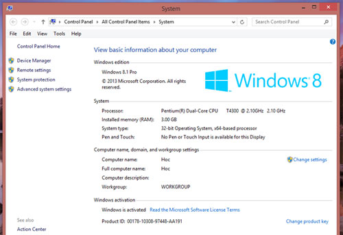 Các bước nâng cấp lên Windows 10