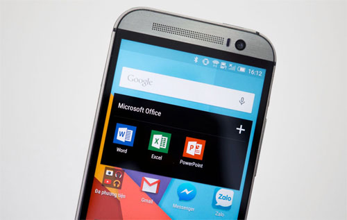 Giao diện Microsoft Office trên smartphone Android