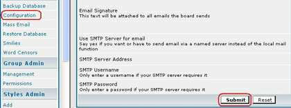 Cuộn cửa sổ xuống dưới cùng và chọn Submit để hoàn tất