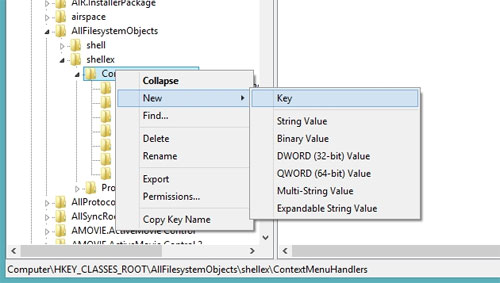 Các bước bổ sung chức năng Copy to folder và Move to folder trong menu chuột phải