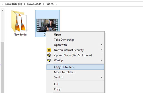 Các bước bổ sung chức năng Copy to folder và Move to folder trong menu chuột phải