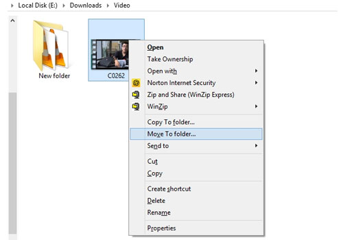 Các bước bổ sung chức năng Copy to folder và Move to folder trong menu chuột phải