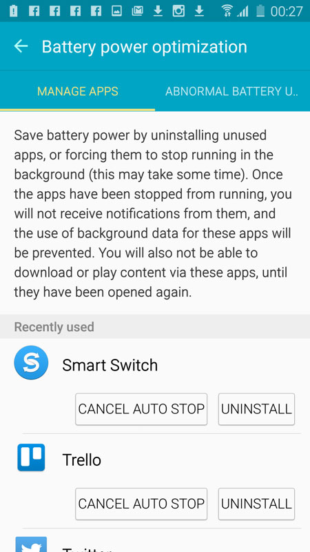 Sử dụng pin bất thường