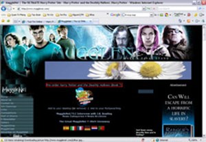 Harry Potter kéo theo sự ra đời của một thế giới Internet