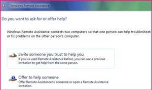 Windows Vista: Hỗ trợ người dùng sử dụng Remote Assistance