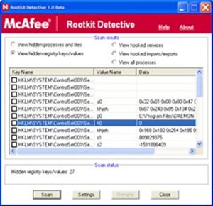 McAfee ra mắt công cụ diệt rootkit miễn phí