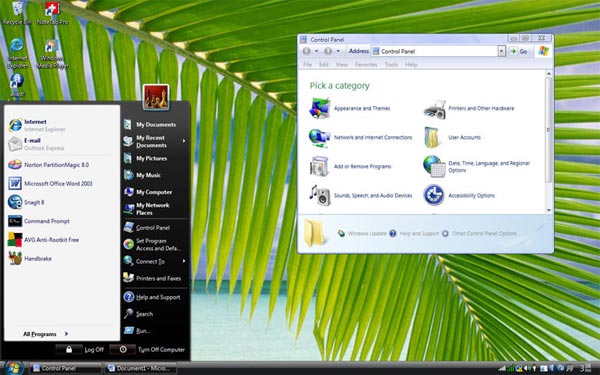 Vista Transformation Pack làm cho XP giống như Vista 