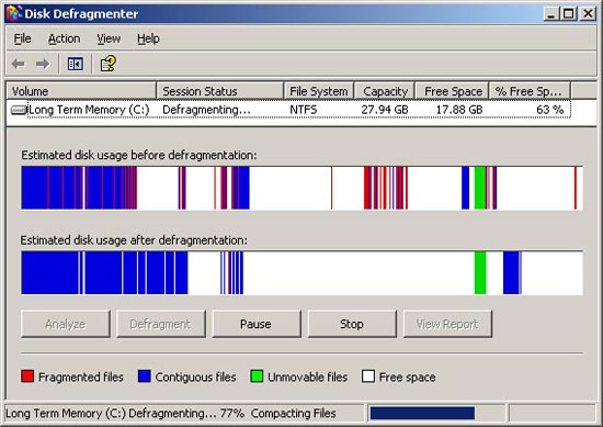 Disk Defragmenter
