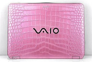 Ngắm Sony Vaio da cá sấu