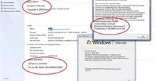 Khóa kích hoạt Windows 7 rơi vào tay hacker 