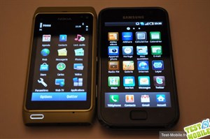 So sánh màn hình Nokia N8 và Galaxy S