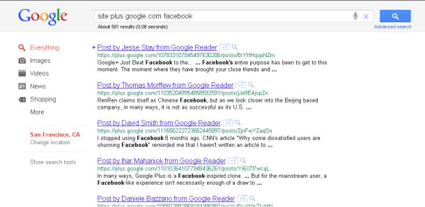 Vọc Google+ khi không có thư mời