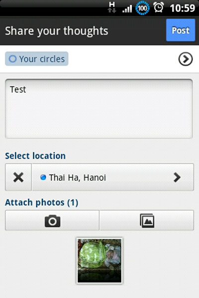 Khám phá Google+ dành cho Android