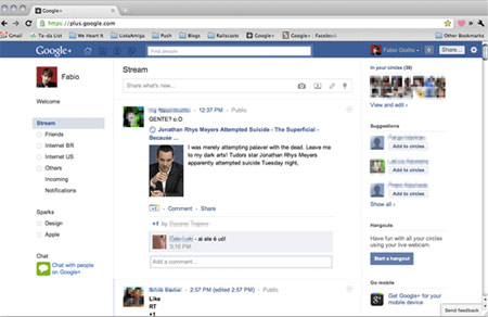 Biến giao diện Facebook thành bảng tính Excel