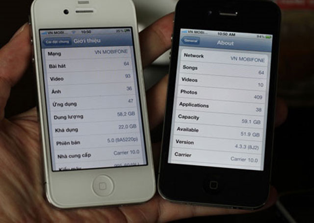 iPhone 4 64GB quốc tế tại Sài Gòn