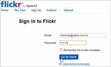 Cách xóa và phục hồi lại tài khoản Flickr