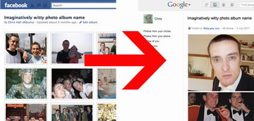Chuyển ảnh từ Facebook sang Google+ cực dễ