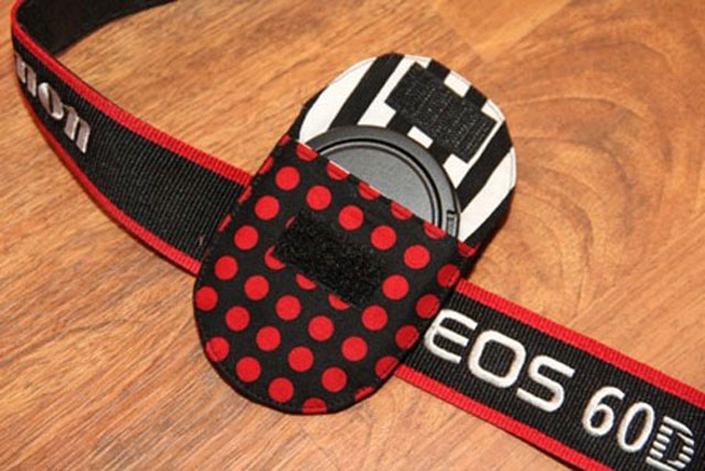 Nikon nghiên cứu giữ nắp ống kính trên dây đeo