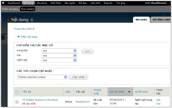 Thiết kế website động với mã nguồn Drupal 7 - Phần 8