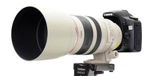 Hood màu trắng đồng bộ cho ống kính Canon L