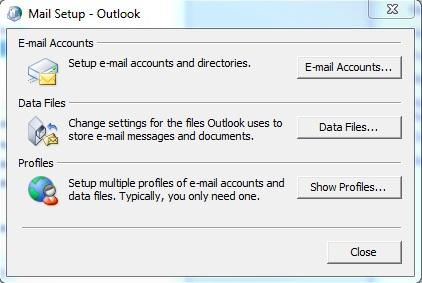 Mở nhiều hòm thư của Exchange Servers với Outlook 2010