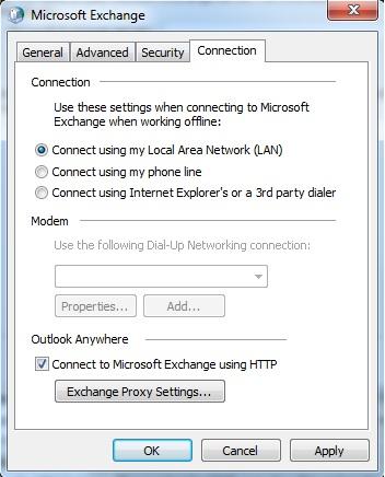 Mở nhiều hòm thư của Exchange Servers với Outlook 2010