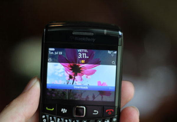 RIM ra BlackBerry 9780 bàn phím Việt