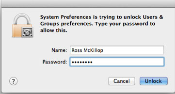 Loại bỏ mục Login Window từ thanh menu của OS X Lion