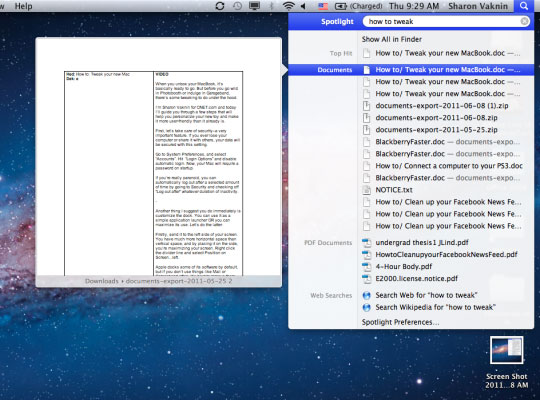 Khung tìm kiếm (Spotlight) hấp dẫn hơn