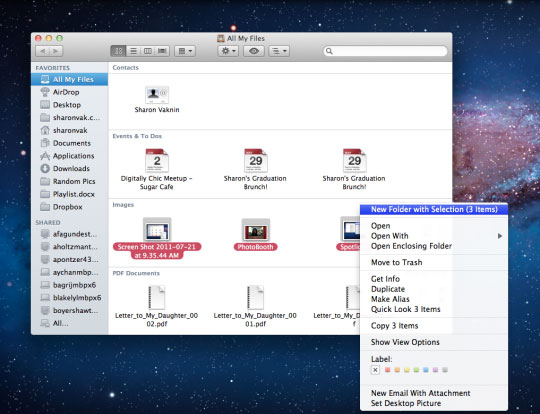 Các tệp tin và thư mục thông minh hơn
