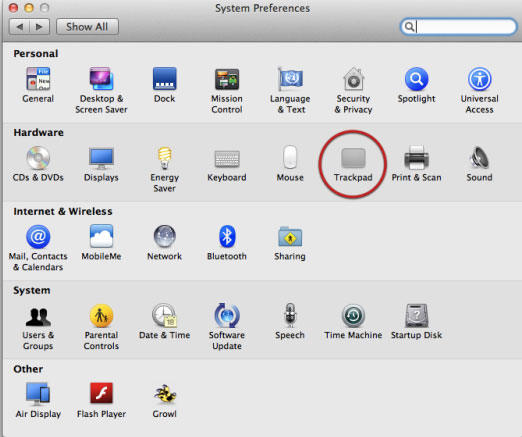 Đổi cách cuộn trang trong Lion