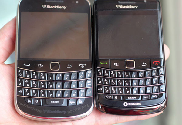 Bộ tứ BlackBerry Bold ở VN đọ dáng