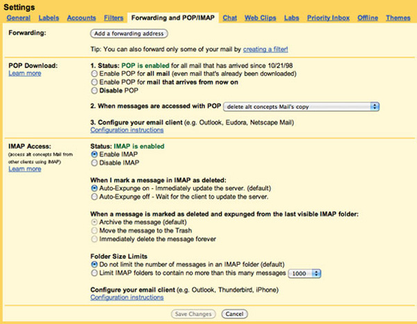 Cách sao lưu Gmail trên máy tính Mac