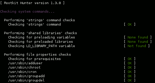 Kiểm tra Rootkit trên Linux, BSD và OS X