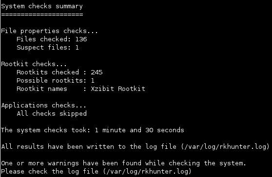 Kiểm tra Rootkit trên Linux, BSD và OS X