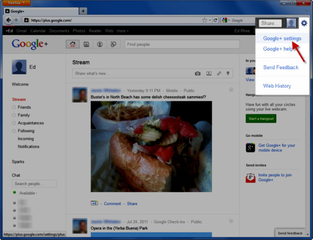 Xoá tài khoản Google+ của bạn