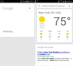 Google Now có mặt trên Android 4.0